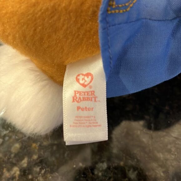 Ty Peter Rabbit Beanie Plush Stuffed Toy. Size 9” 2017 - Picture 6 of 9